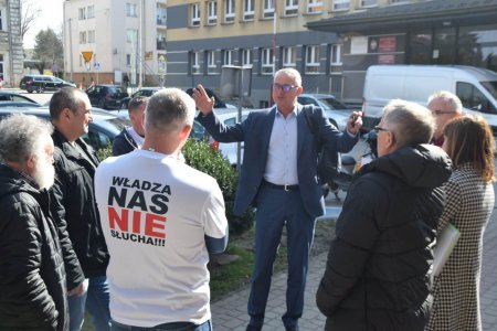 Wizja lokalna w sprawie obwodnicy Leska