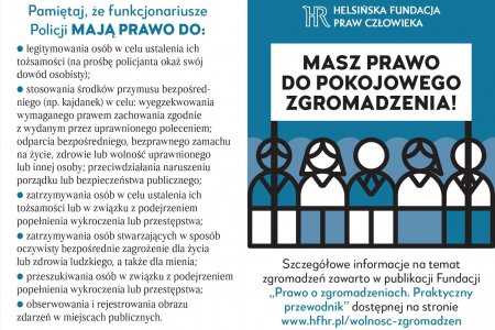 Ważne informacje dla uczestników protestów!