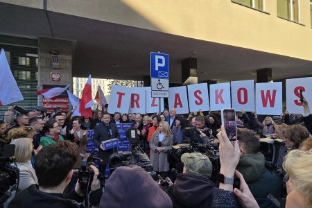 Rejestracja kandydata na Prezydenta RP Rafała Trzaskowskiego
