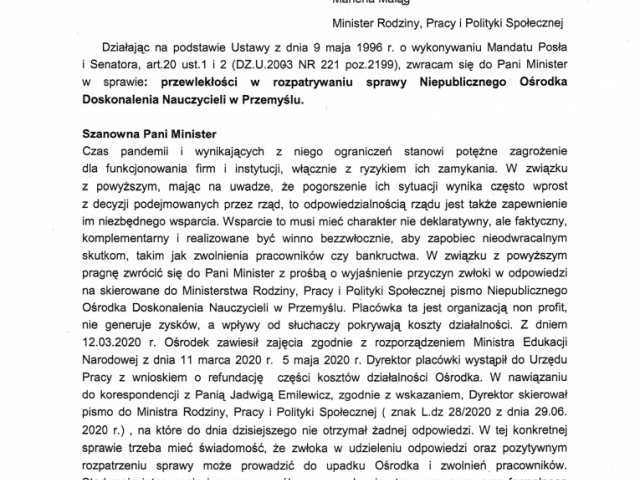 Inwestycja w sprawie przewlekłości w rozpatrywaniu sprawy Niepublicznego Ośrodka Doskonalenia Nauczycieli w Przemyślu1 - 0001.jpg