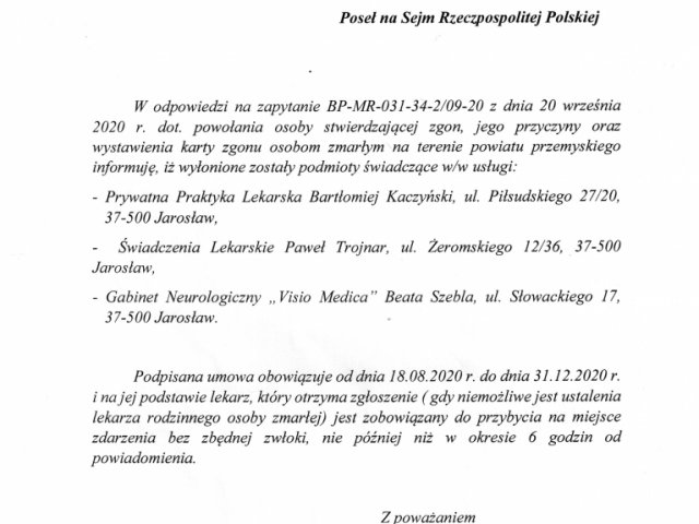 w sprawie powołania osoby stwierdzającej na terenie miasta Przemyśla zgon i określającej jego przyczyny w sytuacji braku dostępności lekarza - 0003.jpg