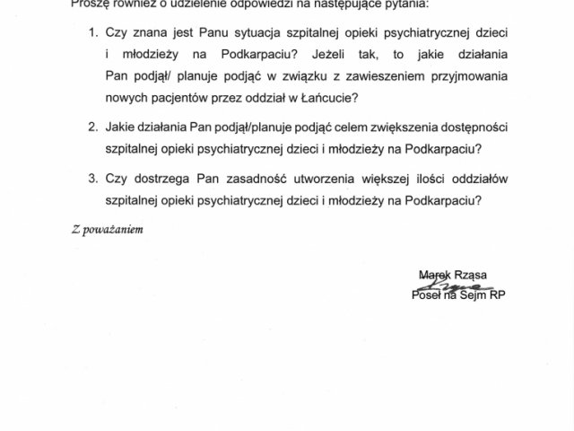 Interpelacja w sprawie zabezpieczenia szpitalnej opieki psychiatrycznej na Podkarpaciu - 0002.jpg