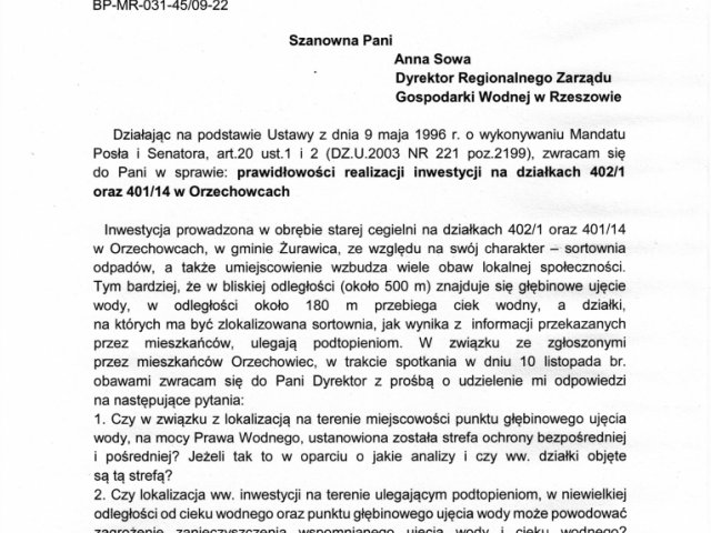 Interwencja w sprawie prawidłowości realizacji inwestycji na działkach w Orzechowcach - 0005.jpg