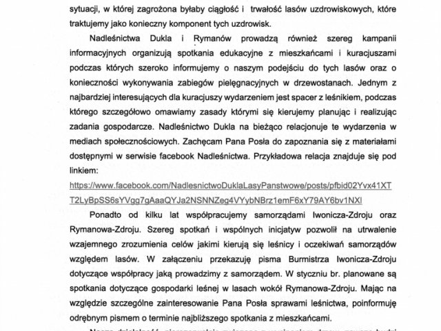 Interwencja w sprawie wycinki lasów wokół w lasach uzdrowiskowych wokół Iwonicza-Zdroju i Rymanowa-Zdroju - odpowiedź - 0002.jpg