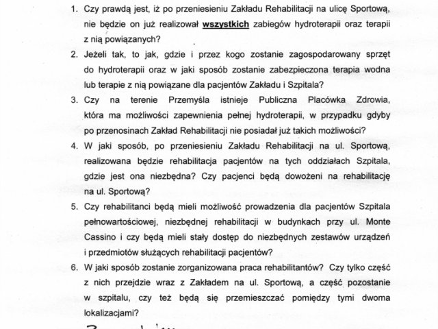 Interwencja ponowna w sprawie planów przeniesienia Zakładu Rehabilitacji działającego w budynku przy ul. Monte Cassino na ul. Sportową. - 0002.jpg