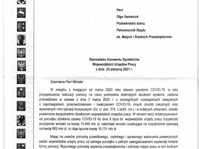 Odpowiedź na interwencję w sprawie skali podejmowanych decyzji o nakazie zwrotu przez przedsiębiorców dotacji w ramach świadczeń mających wesprzeć i chronić rynek pracy w okresie pandemicznym. - 0010.jpg