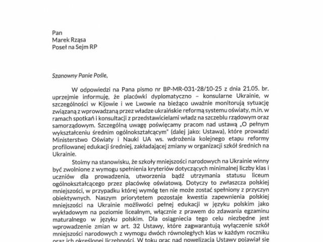 odpowiedź dla Posła Marka Rząsy_Liceum Mościska - 0001.jpg