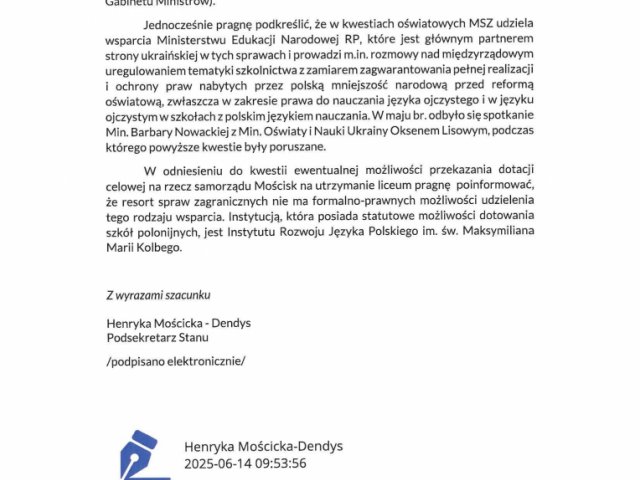 odpowiedź dla Posła Marka Rząsy_Liceum Mościska - 0002.jpg